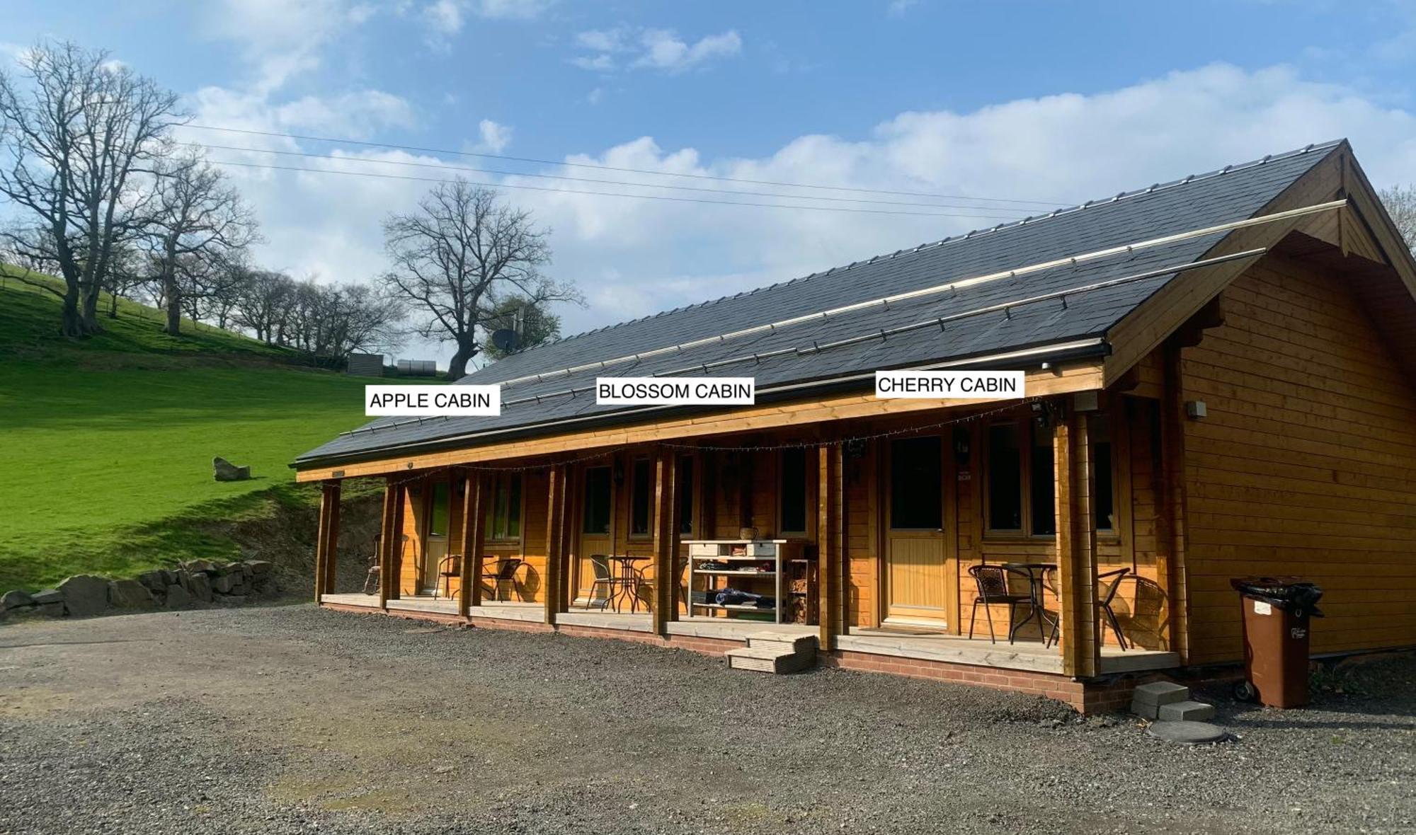 Cherry Cabin - Little Log Cabin In Wales Bettws Cedewain Экстерьер фото